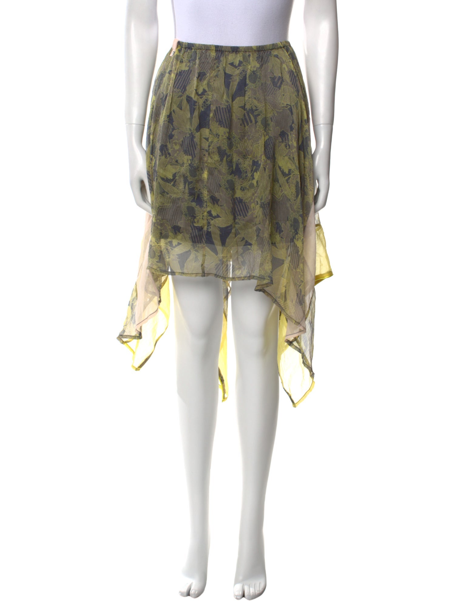 Diesel Silk Midi Length Skirt