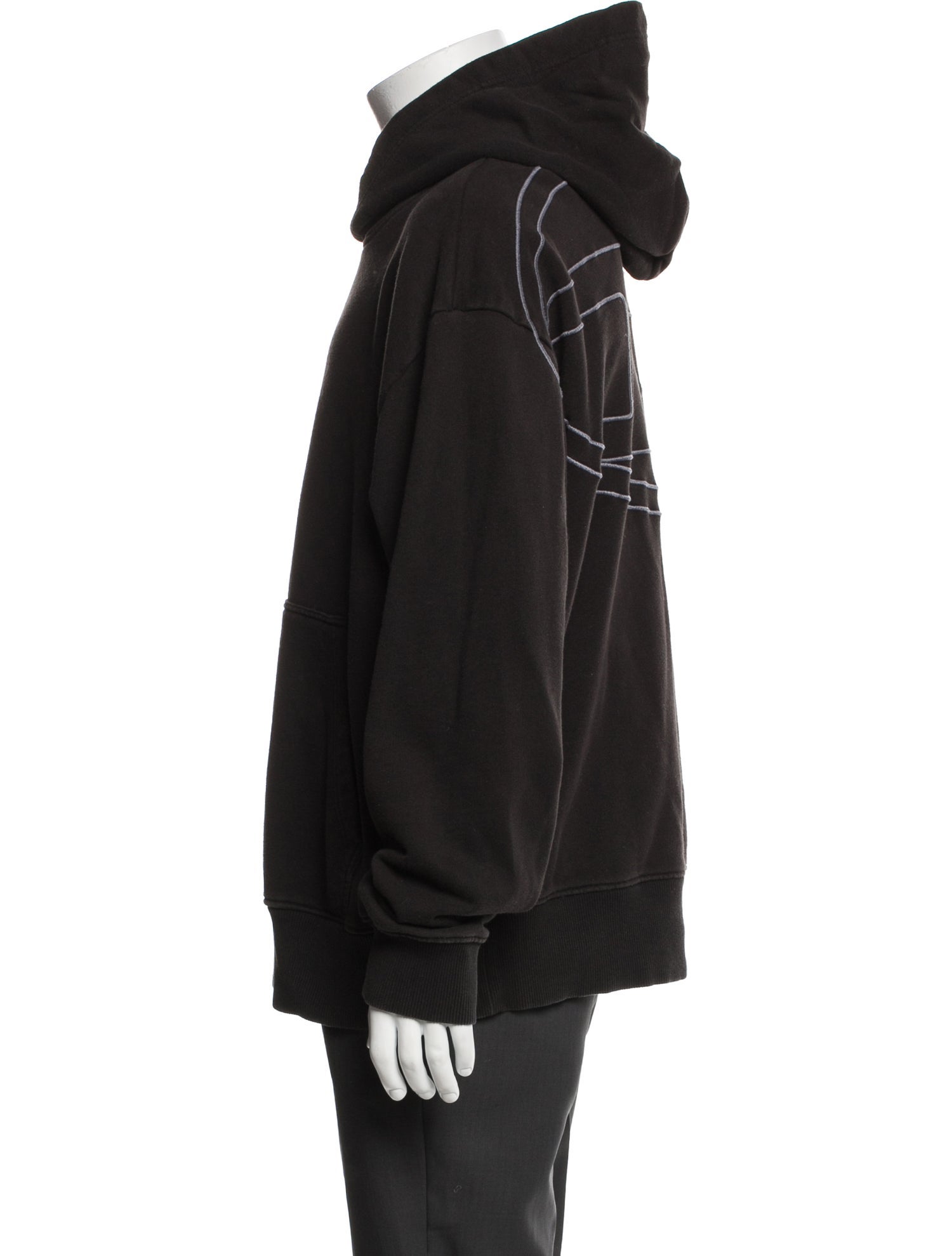 Diesel V-Neck Long Sleeve Hoodie