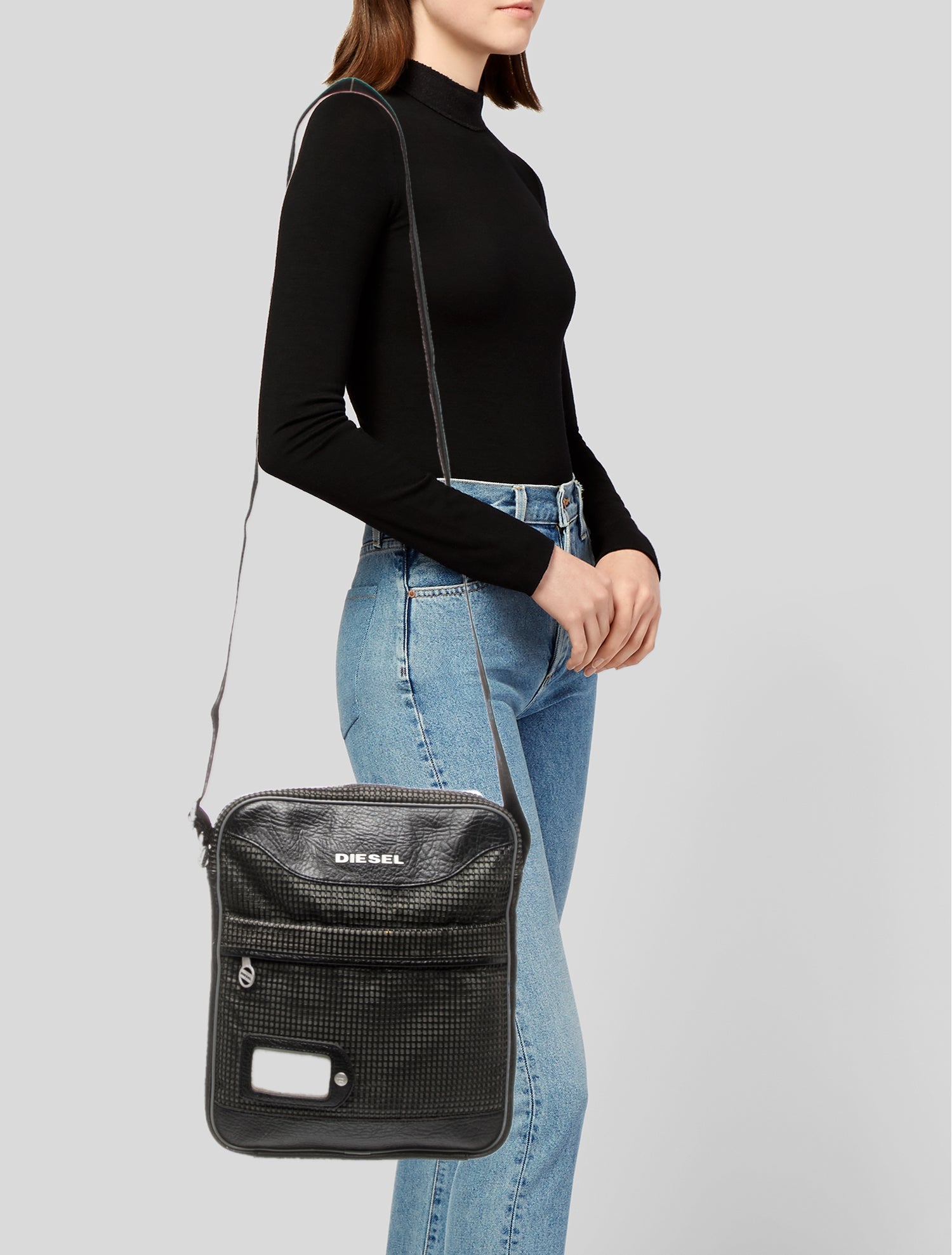 Diesel Leather Crossbody Bag