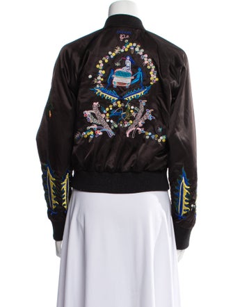 Diesel Graphic Print Bomber Jacket
