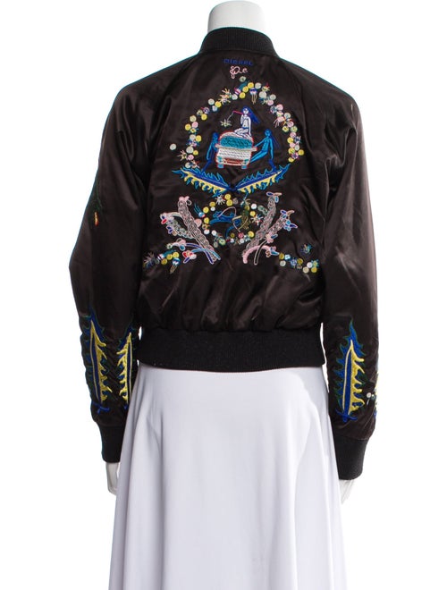 Diesel Graphic Print Bomber Jacket
