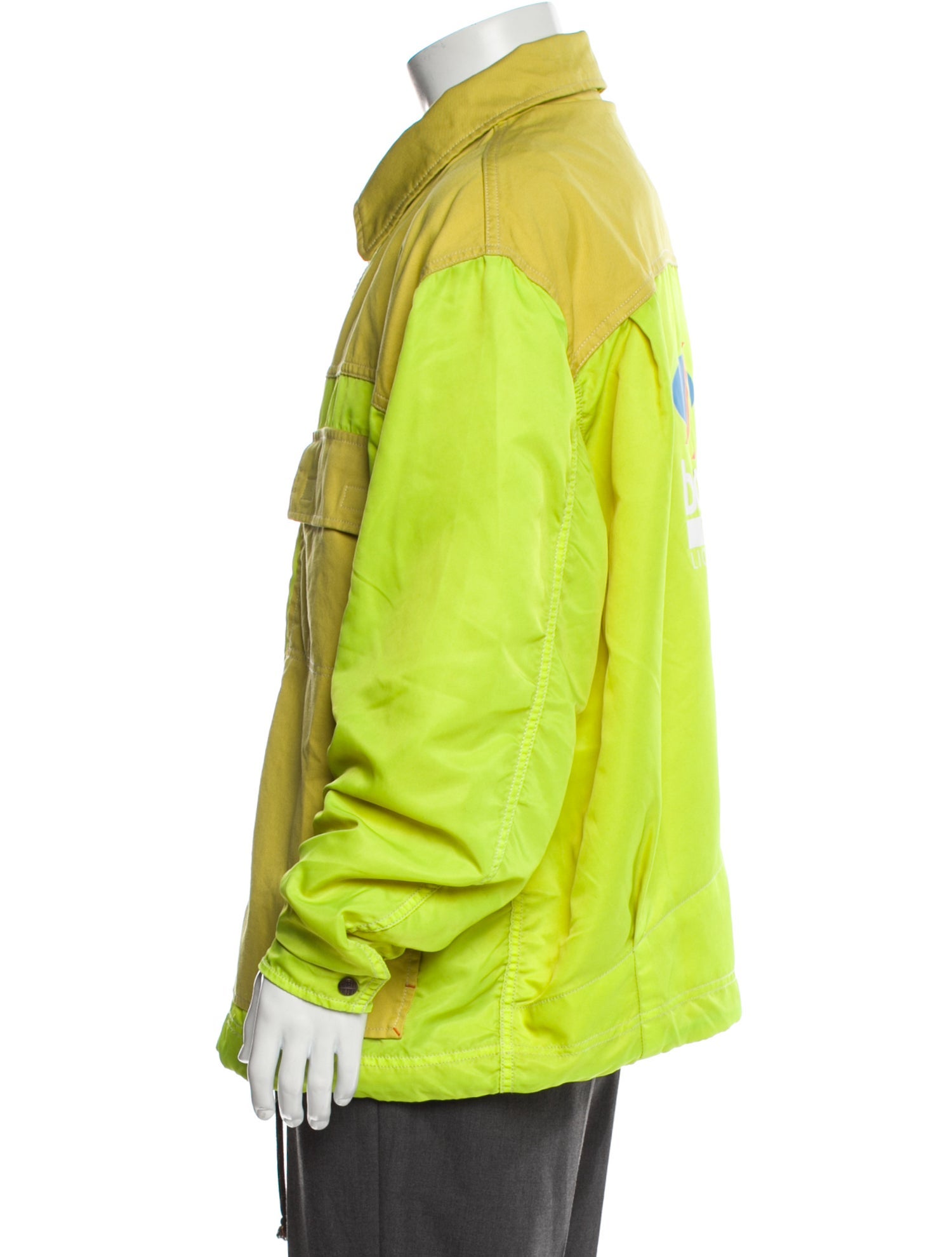 Diesel Colorblock Pattern Windbreaker