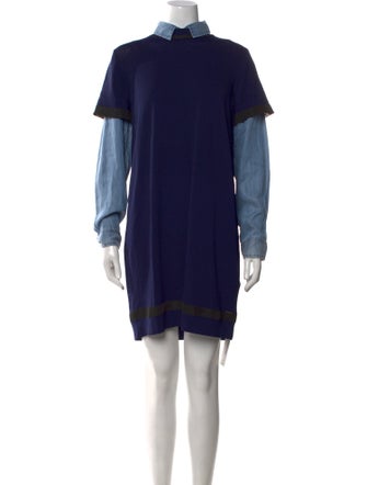 Diesel Mock Neck Mini Dress