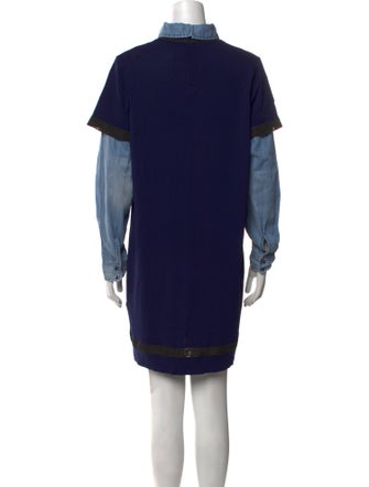 Diesel Mock Neck Mini Dress