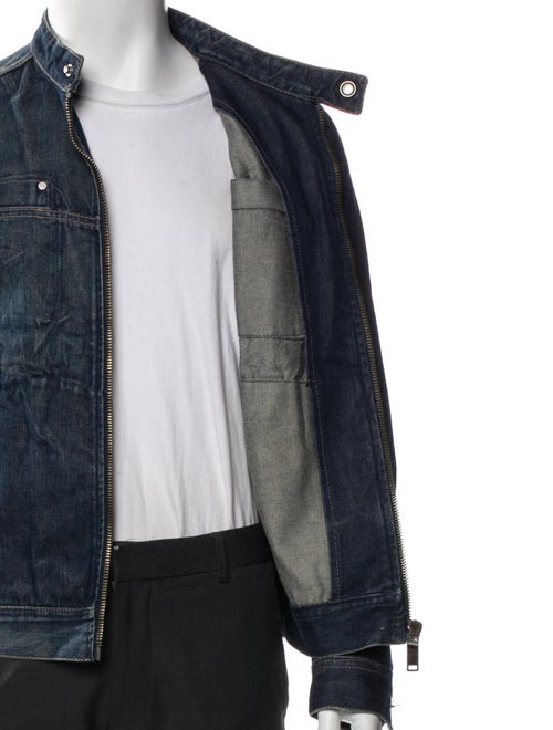 Diesel 1990's Plaid Print Denim Jacket