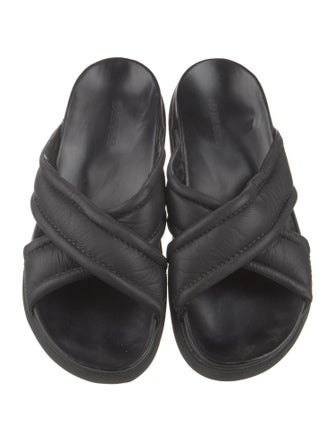Diesel Leather Slides