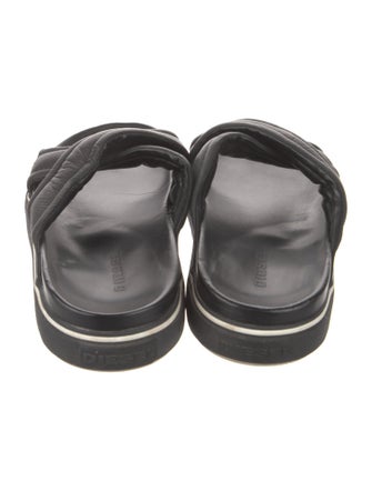 Diesel Leather Slides