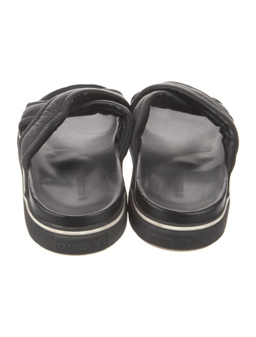 Diesel Leather Slides