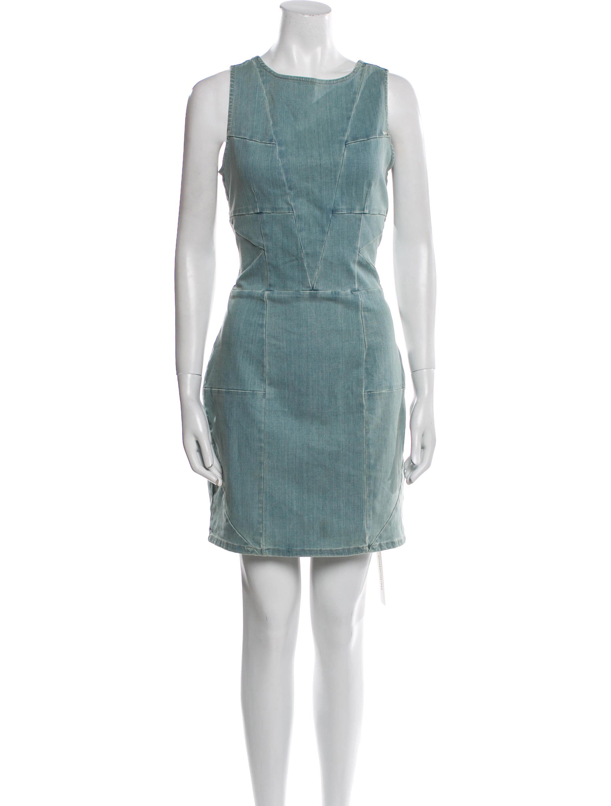 Diesel Scoop Neck Mini Dress