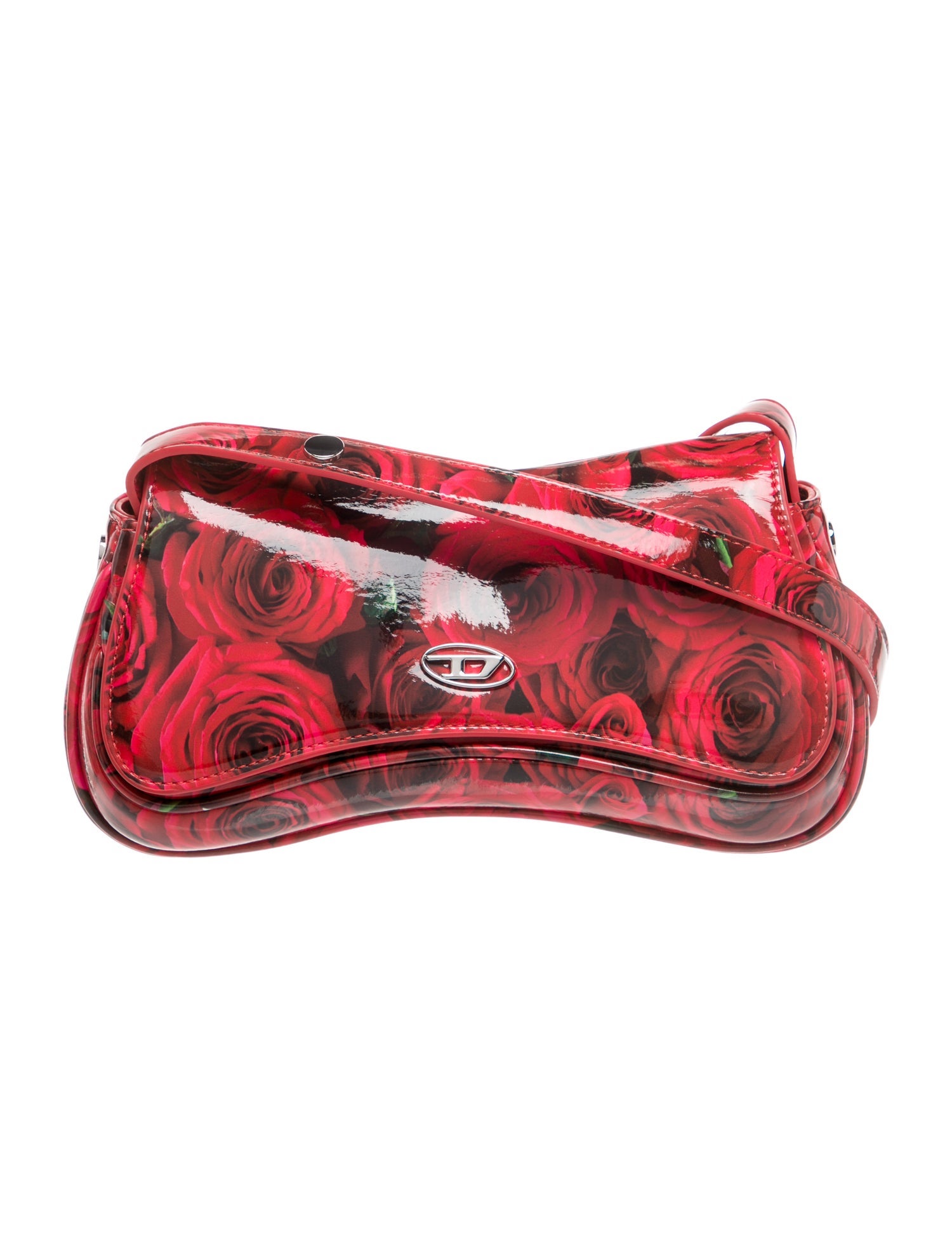 Diesel Patent Leather Shoulder Bag