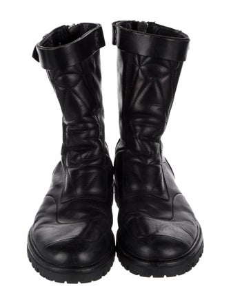 Diesel Leather Combat Boots