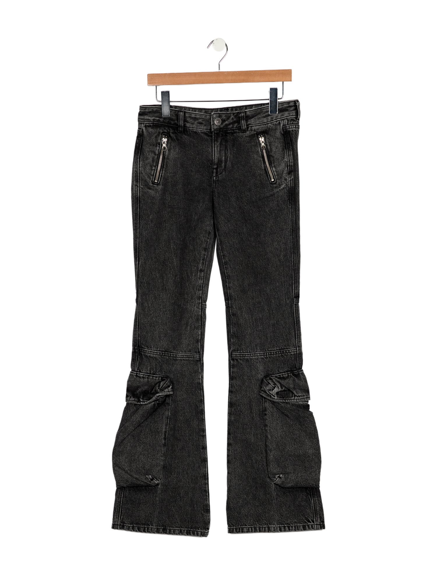 Diesel Mid-Rise Wide Leg Jeans