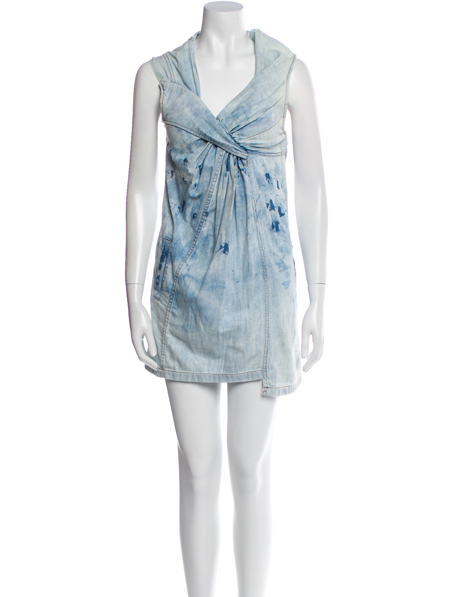 Diesel Tie-Dye Print Mini Dress