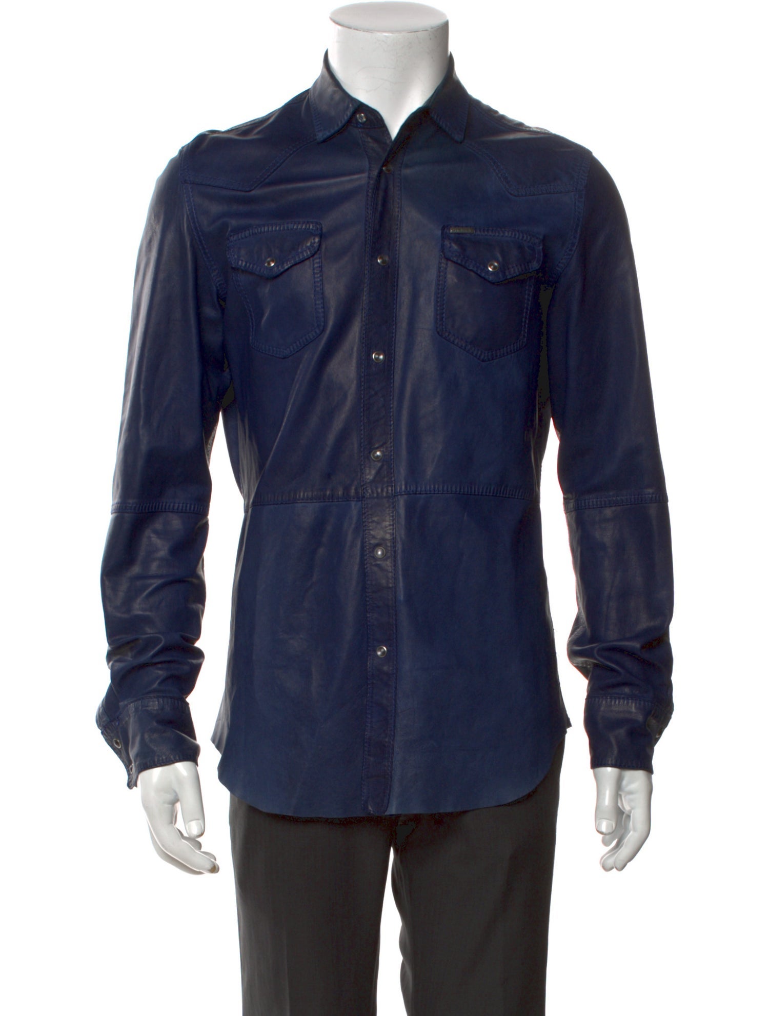 Diesel Lambskin Long Sleeve Shirt