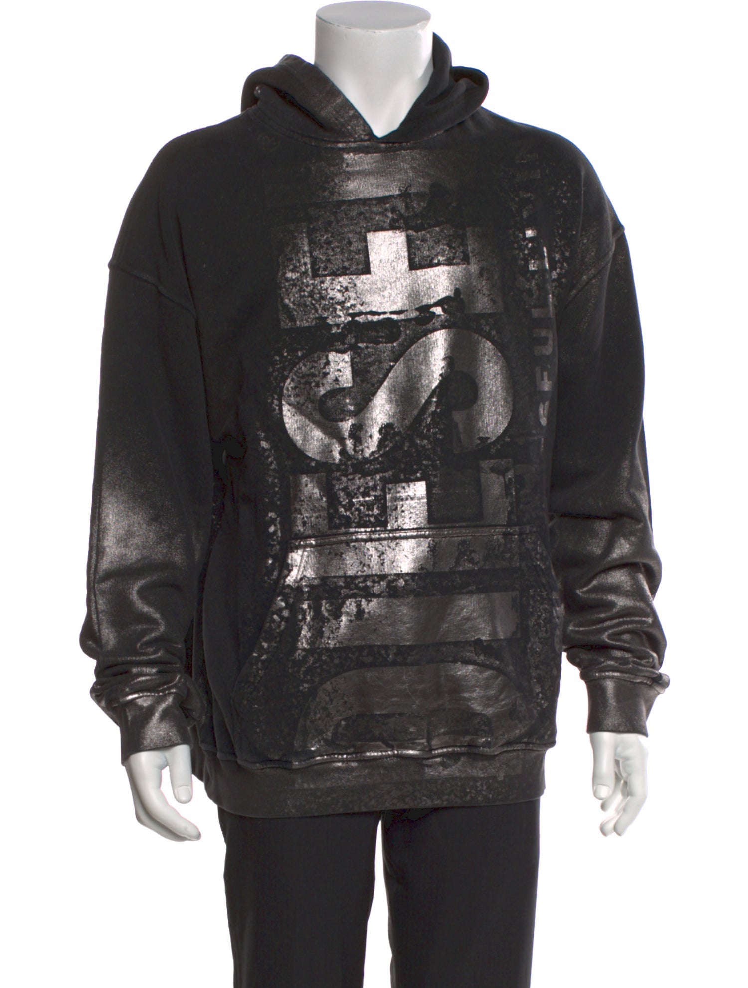 Diesel Graphic Print Crew Neck Hoodie w/ Tags