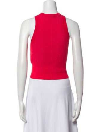 Diesel Graphic Print Crew Neck Crop Top