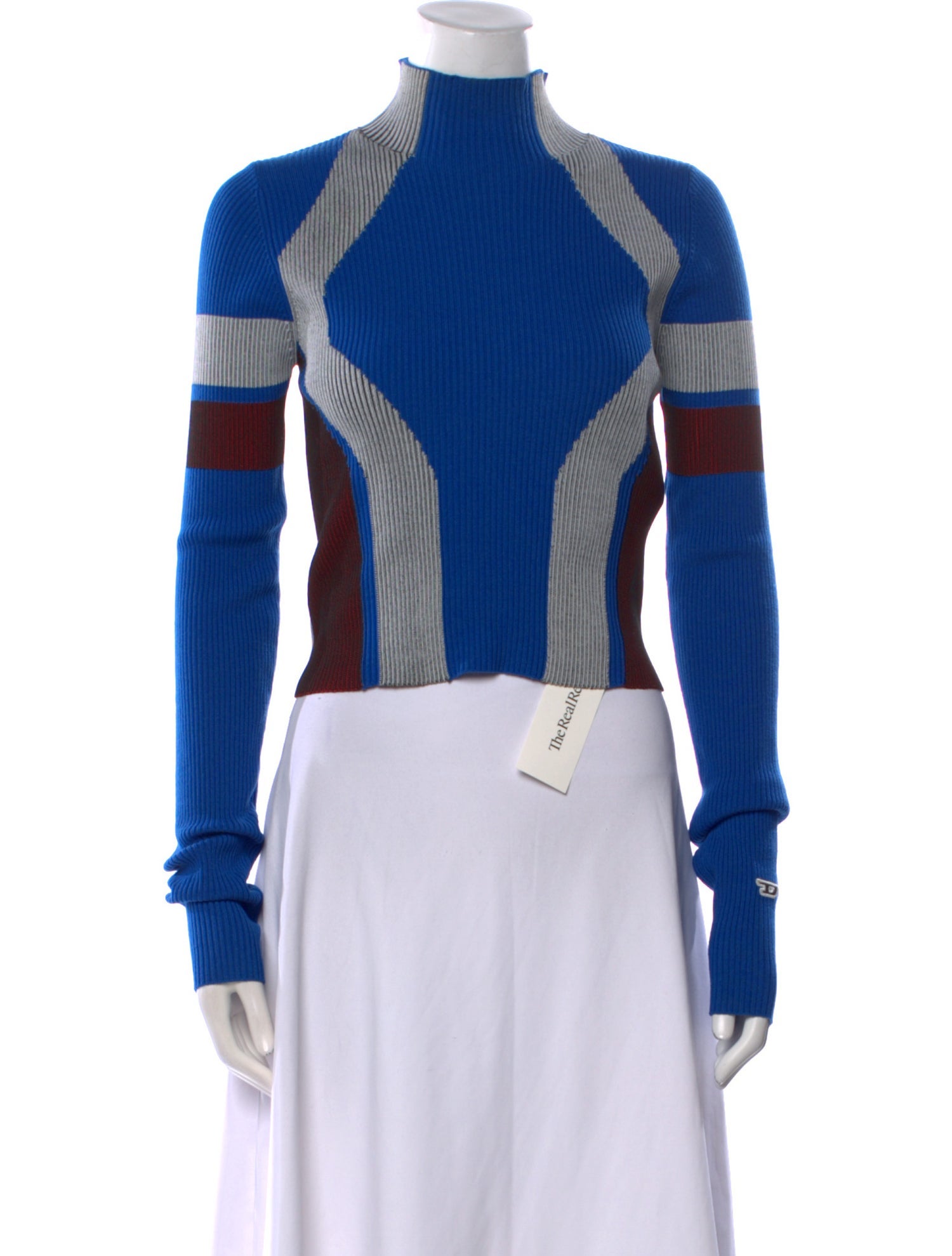 Diesel Wool Striped Crop Top