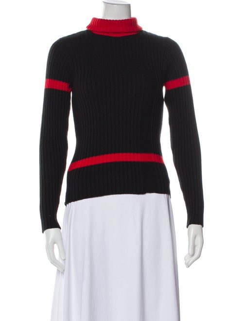 Diesel Colorblock Pattern Turtleneck Sweater