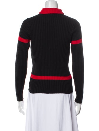 Diesel Colorblock Pattern Turtleneck Sweater