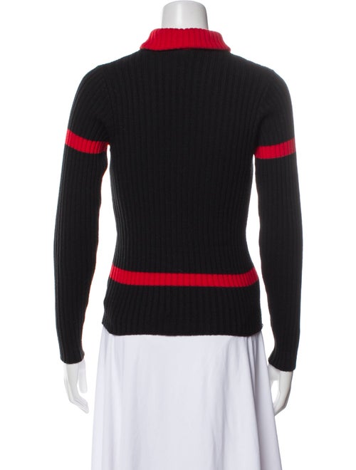 Diesel Colorblock Pattern Turtleneck Sweater