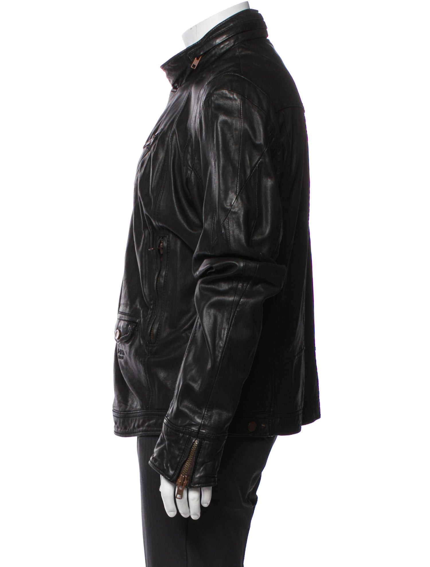 Diesel Lamb Leather Moto Jacket