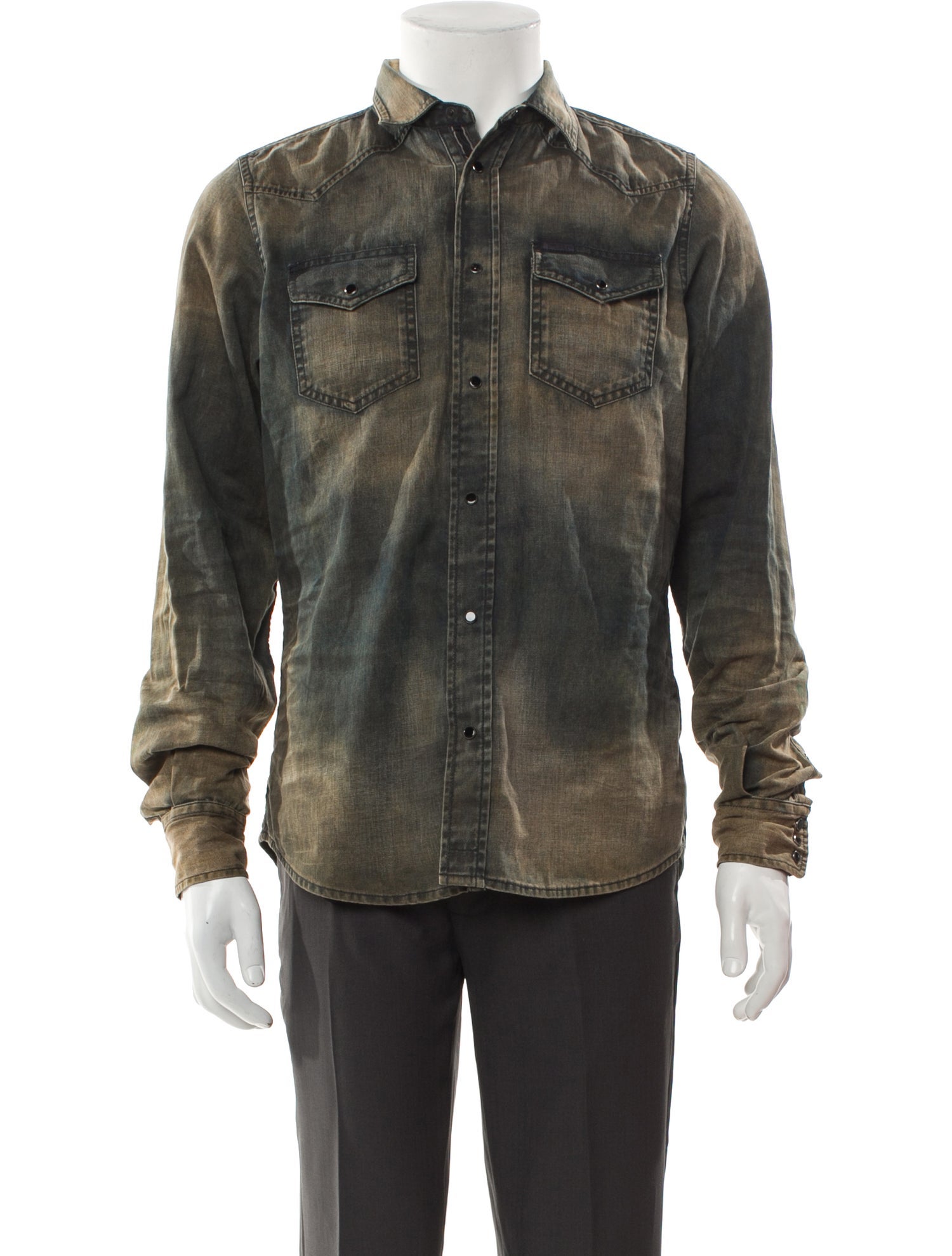 Diesel Long Sleeve Denim Shirt