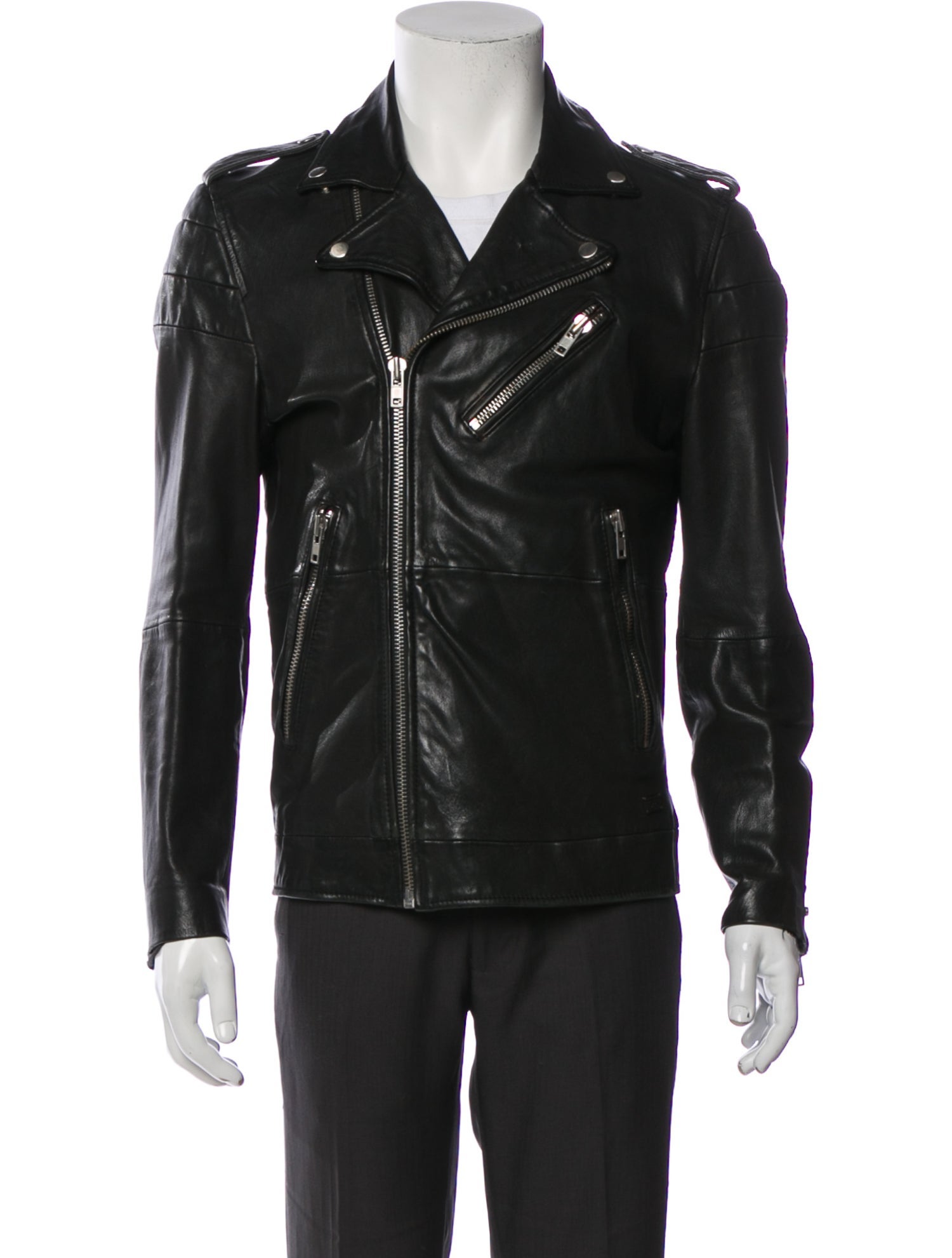Diesel Lambskin Moto Jacket