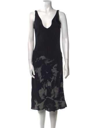 Diesel Printed Midi Length Dress