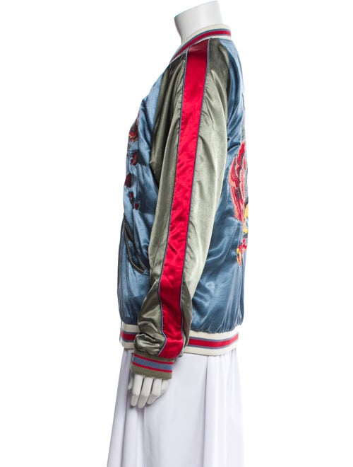Diesel Colorblock Pattern Bomber Jacket