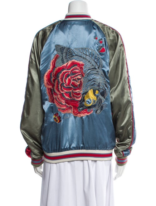 Diesel Colorblock Pattern Bomber Jacket