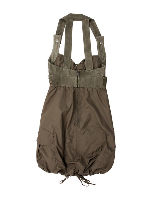 Diesel Lamb Leather Mini Dress