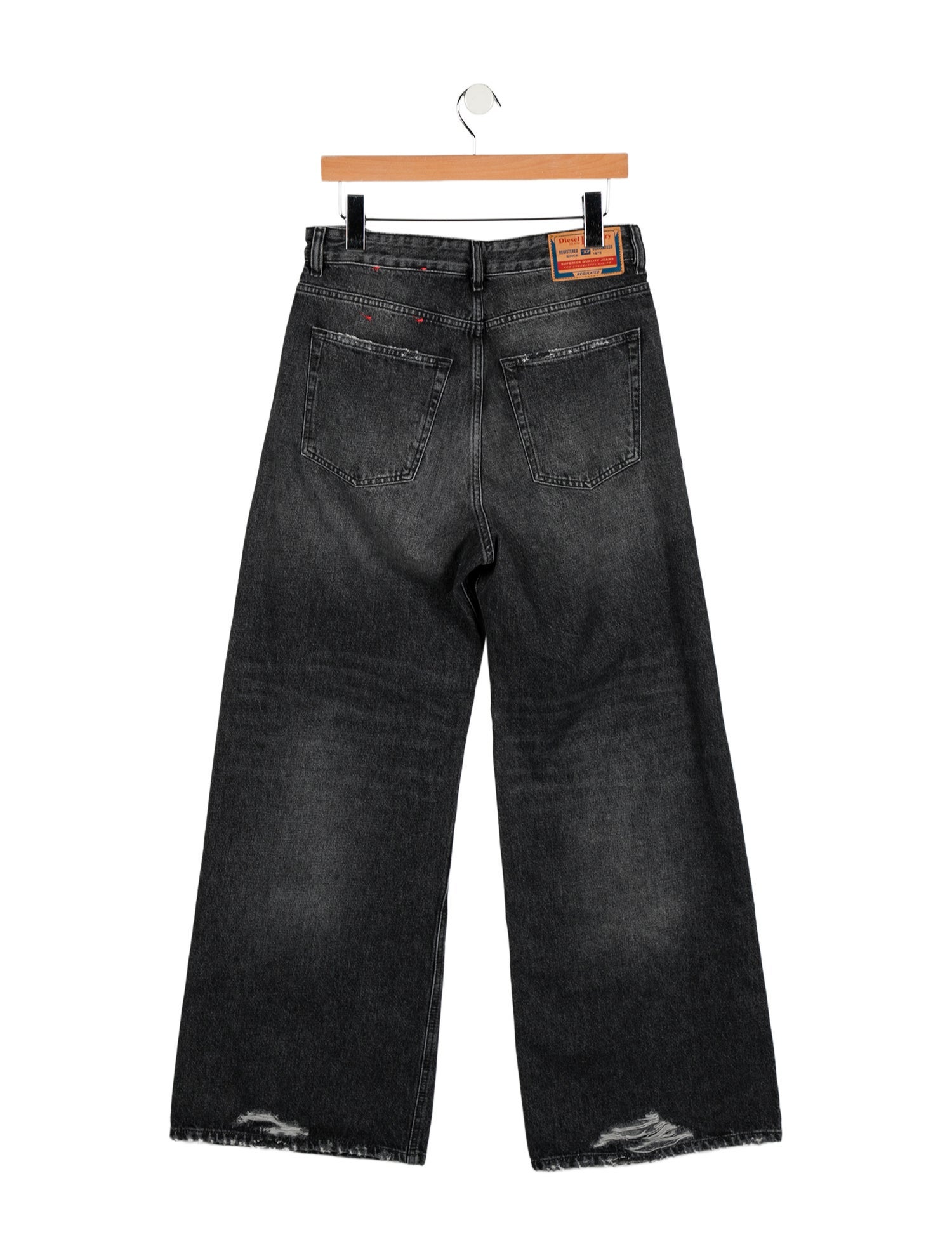 Diesel High-Rise Wide Leg Jeans