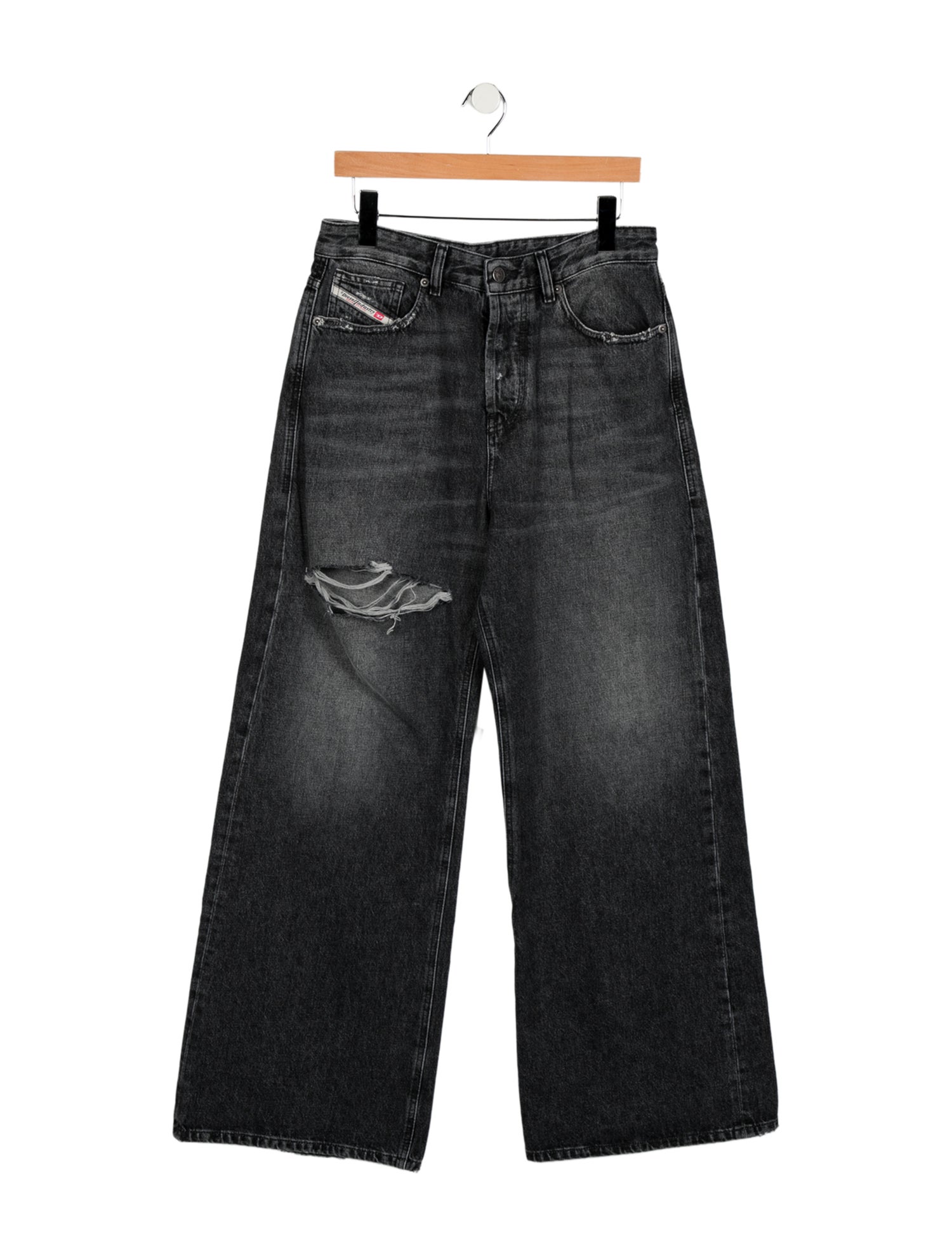 Diesel High-Rise Wide Leg Jeans