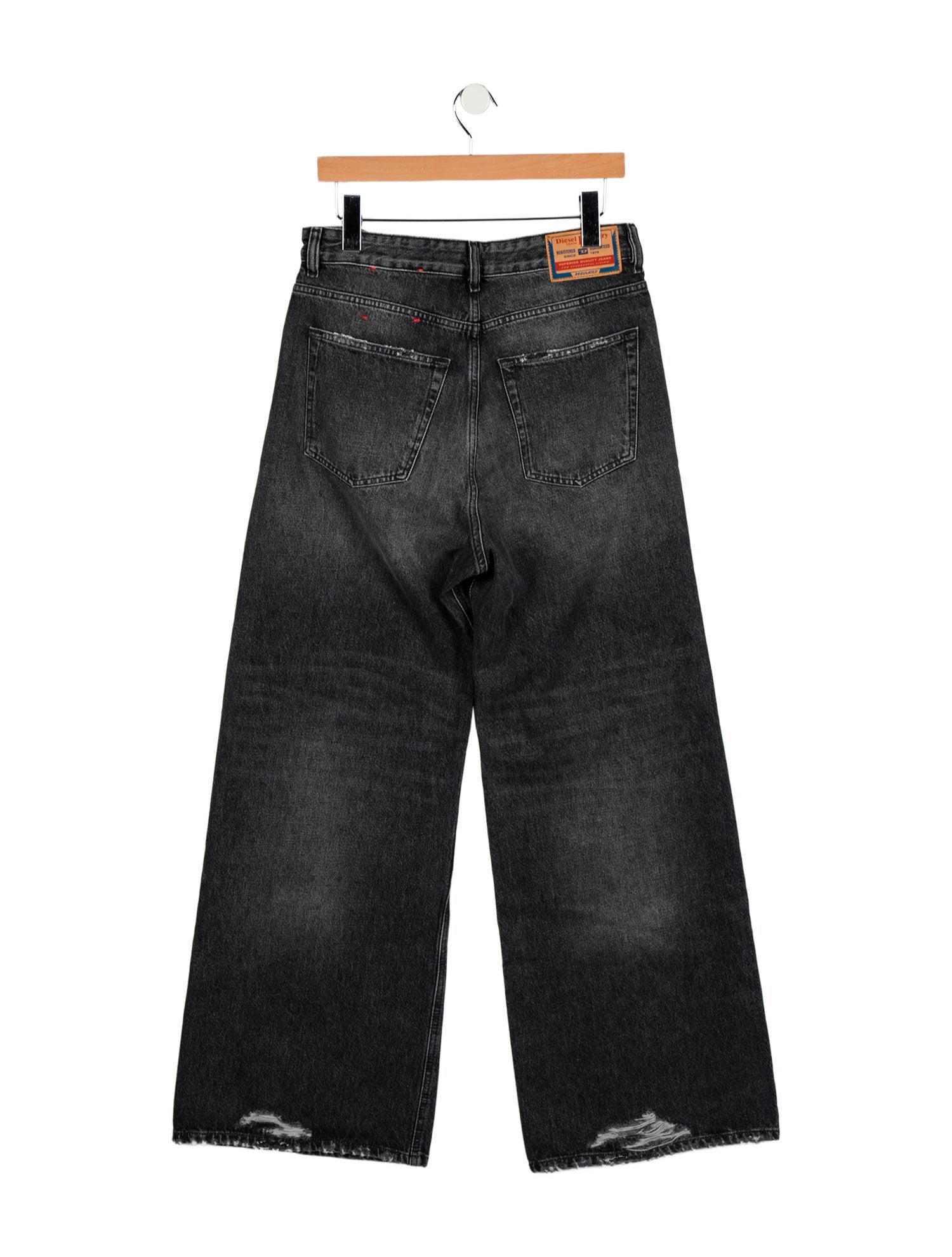 Diesel High-Rise Wide Leg Jeans