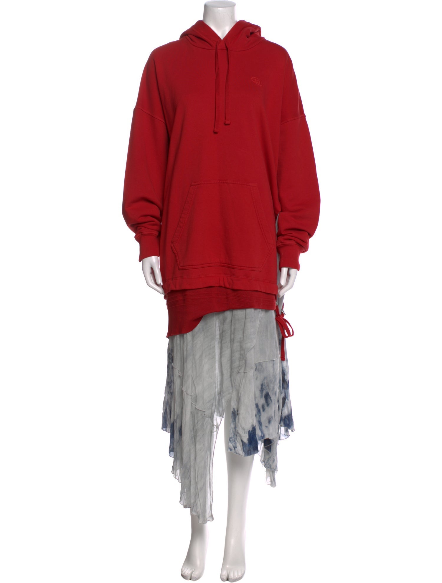 Diesel Mock Neck Midi Length Dress