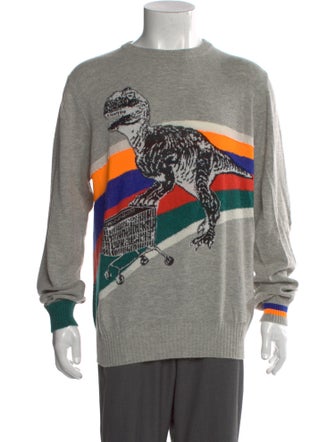 Diesel Alpaca Graphic Print Pullover