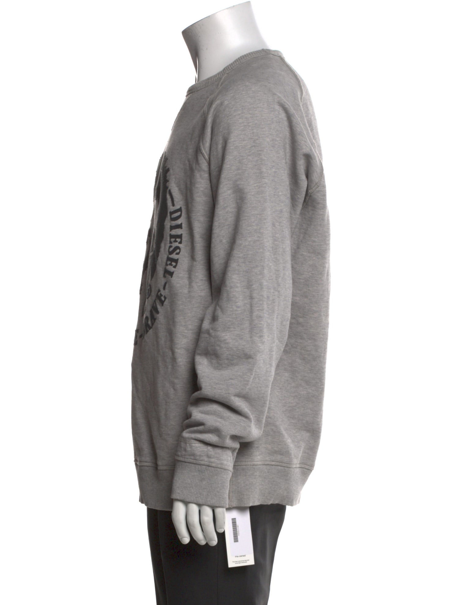 Diesel Graphic Print Crew Neck Pullover