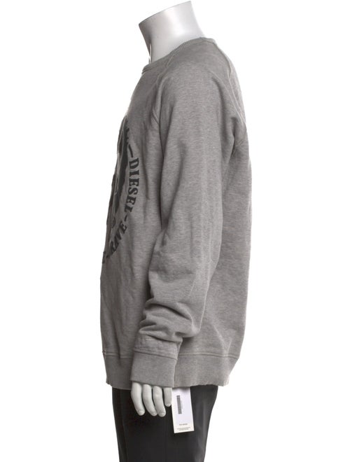 Diesel Graphic Print Crew Neck Pullover