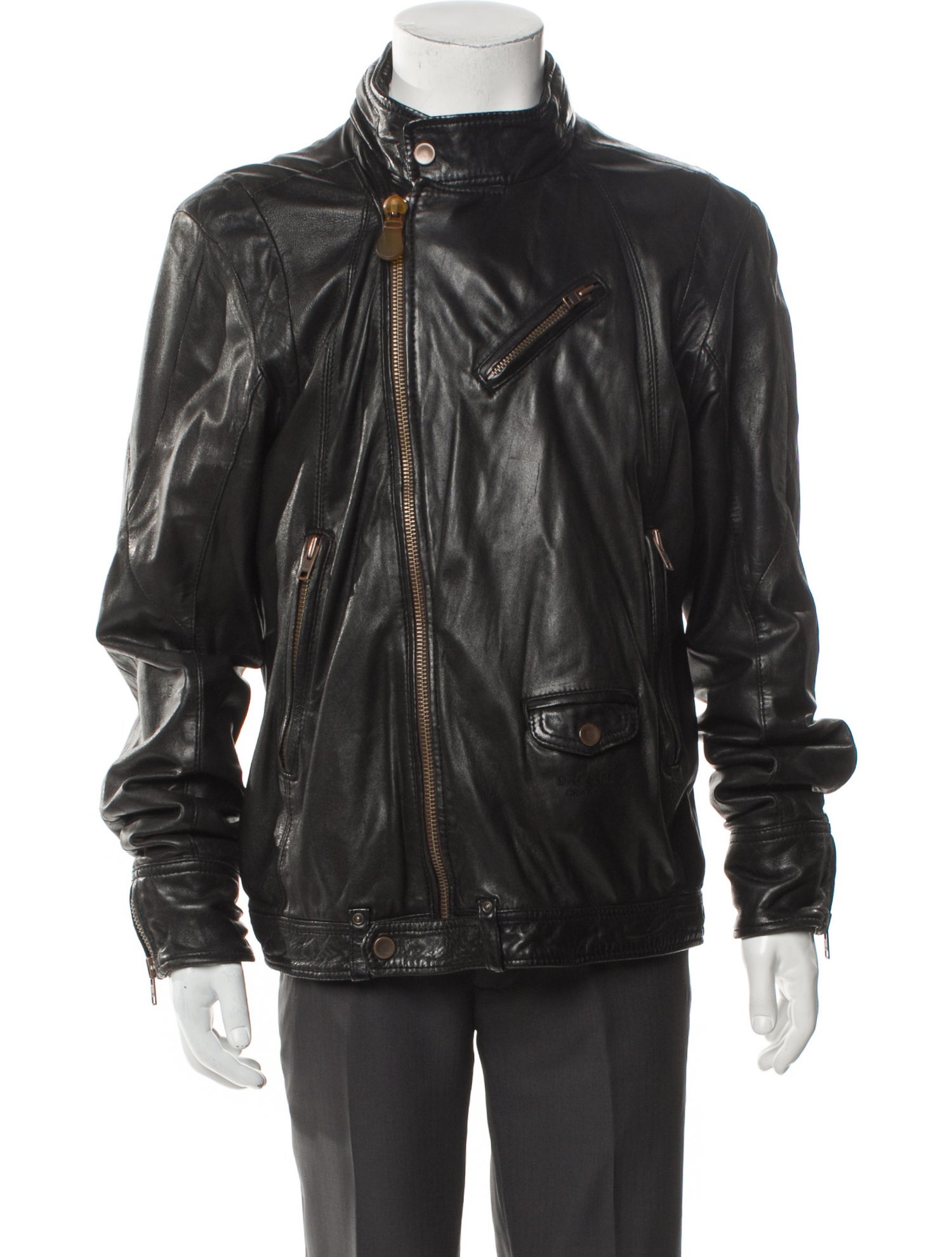 Diesel Lamb Leather Moto Jacket