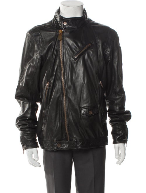 Diesel Lamb Leather Moto Jacket