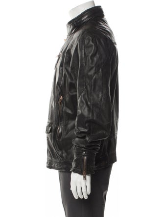 Diesel Lamb Leather Moto Jacket