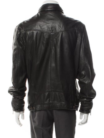 Diesel Lamb Leather Moto Jacket
