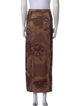 Diesel Floral Print Midi Length Skirt