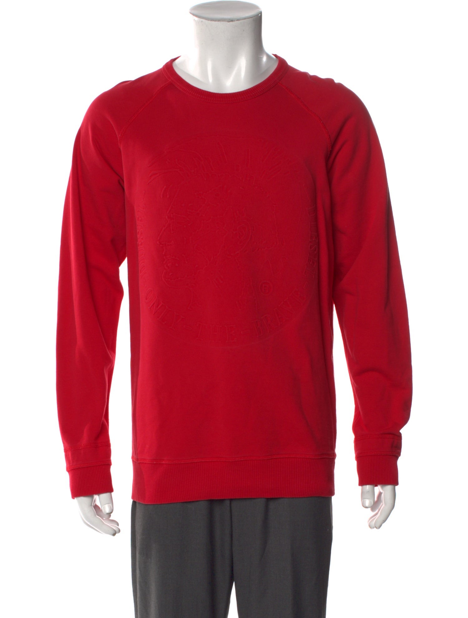 Diesel Scoop Neck Long Sleeve Sweatshirt