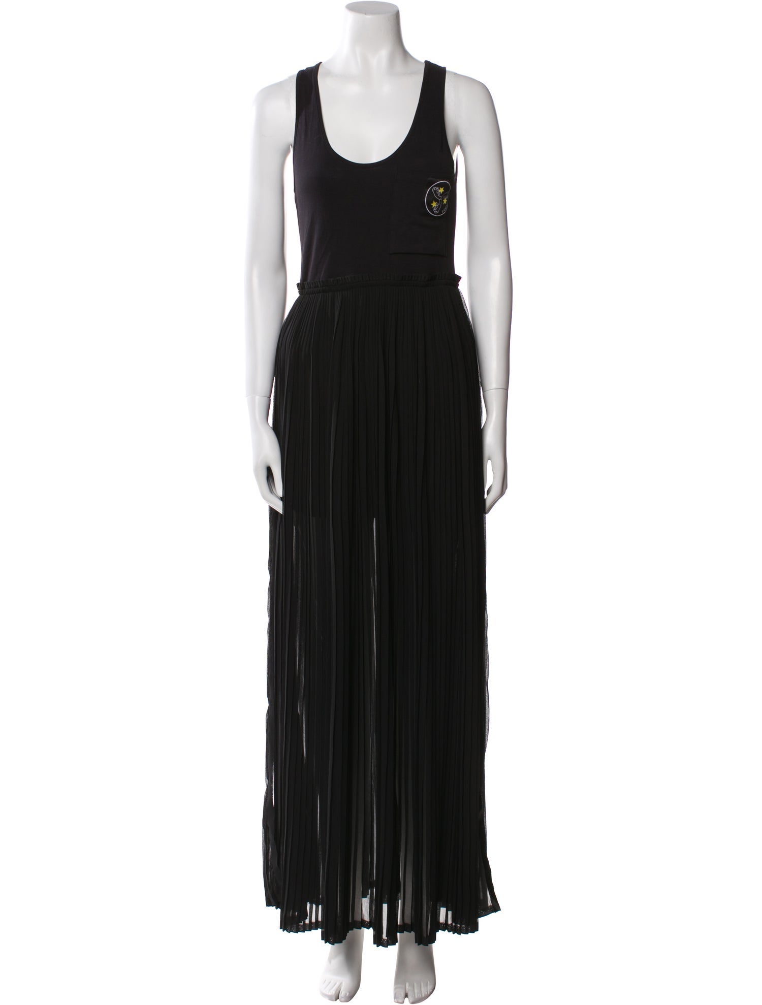Diesel Scoop Neck Long Dress