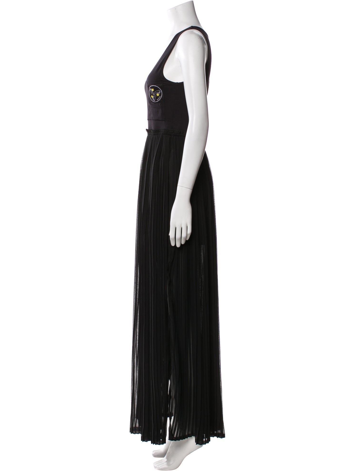 Diesel Scoop Neck Long Dress