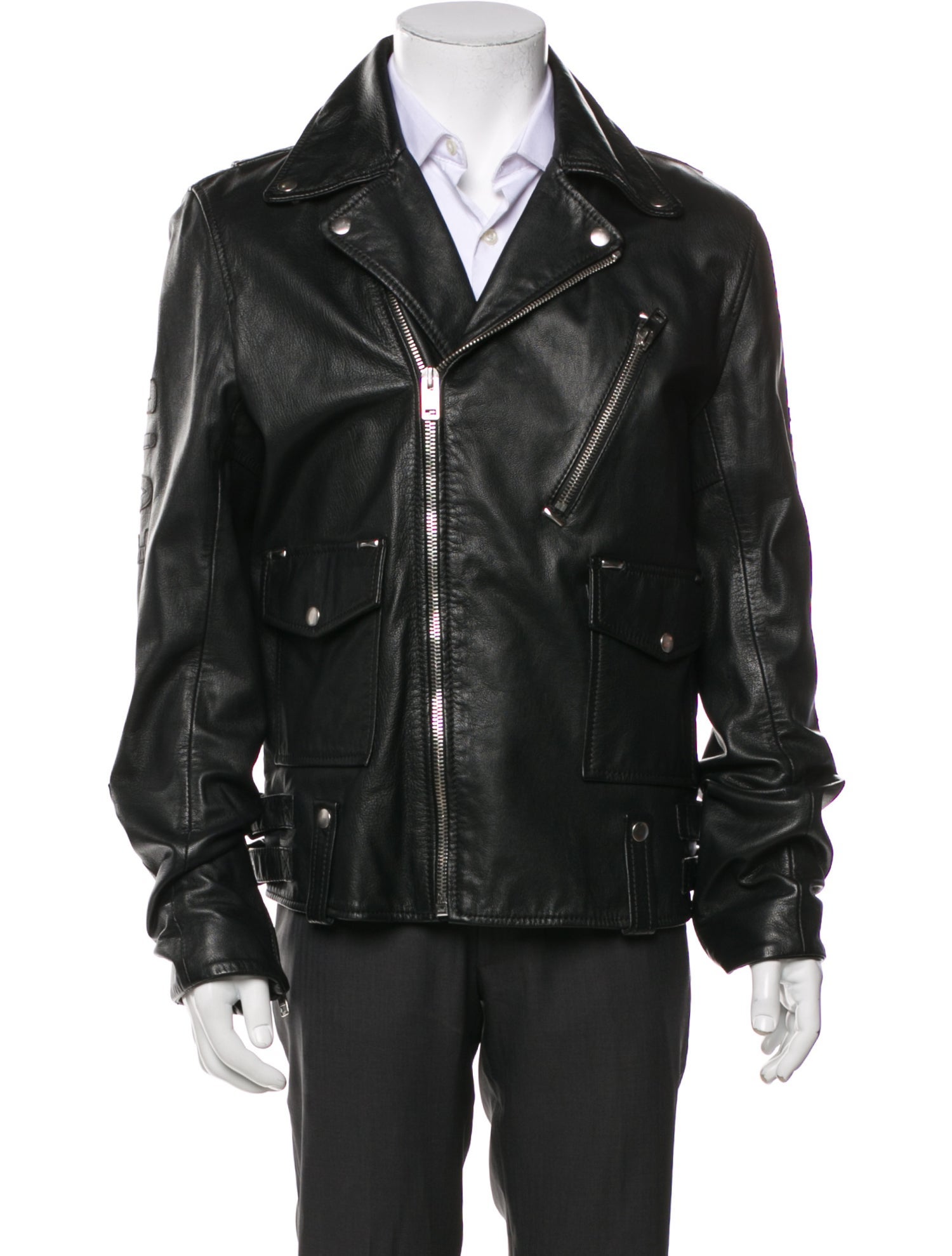 Diesel Goat Leather Moto Jacket