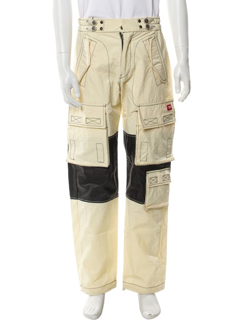 Diesel Colorblock Pattern Moto Pants