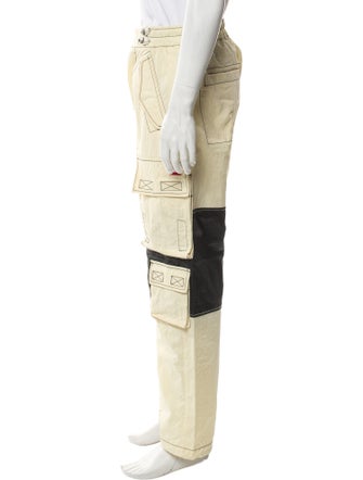 Diesel Colorblock Pattern Moto Pants