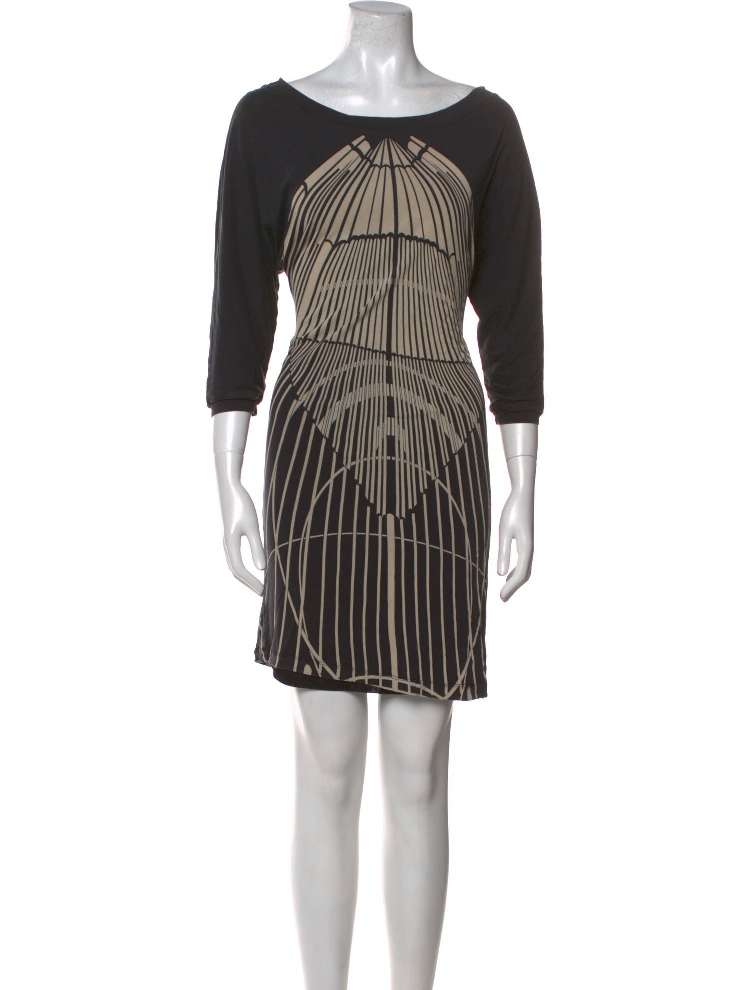 Diesel Striped Mini Dress